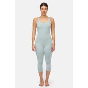LACAUSA Flow Size Large Arya Unitard Sea Glass Jumpsuit Yoga $98 msrp H11-8